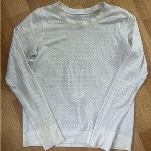 lululemon athletica White Long Sleeve Top